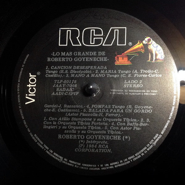 Lo Más Grande De Roberto Goyeneche