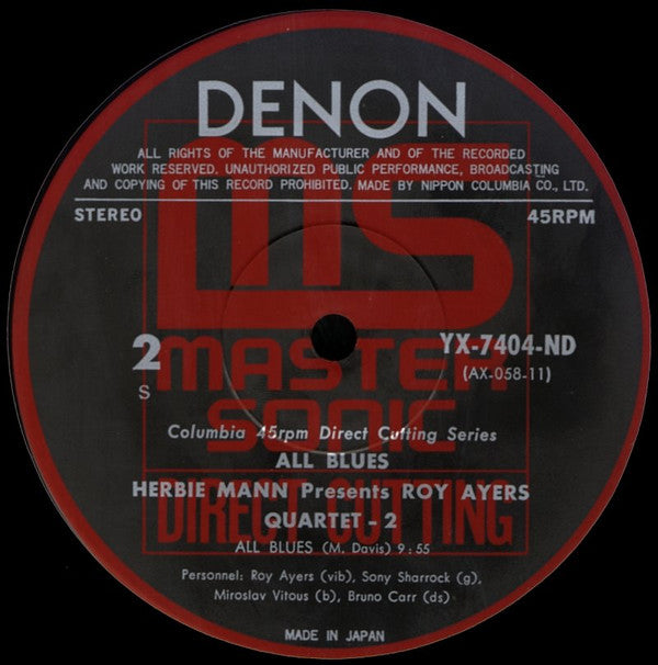 Herbie Mann Presents: All Blues Roy Ayers Quartet 2