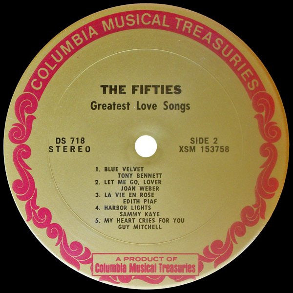 The 50's Greatest Love Songs / The 50's Golden Hits To Remember