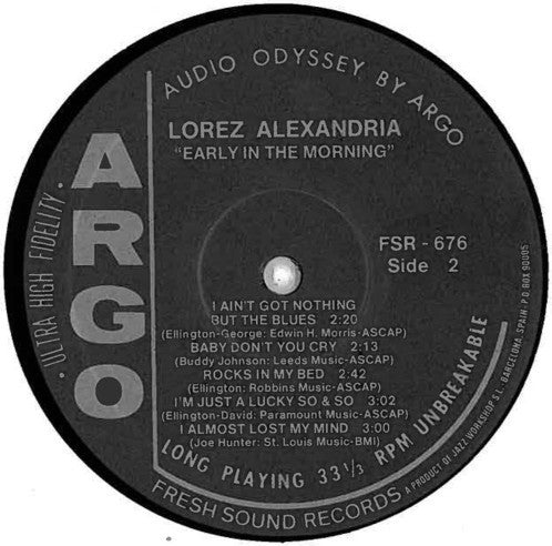 Early In The Morning