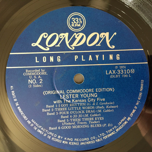 Lester Young With The Kansas City Five