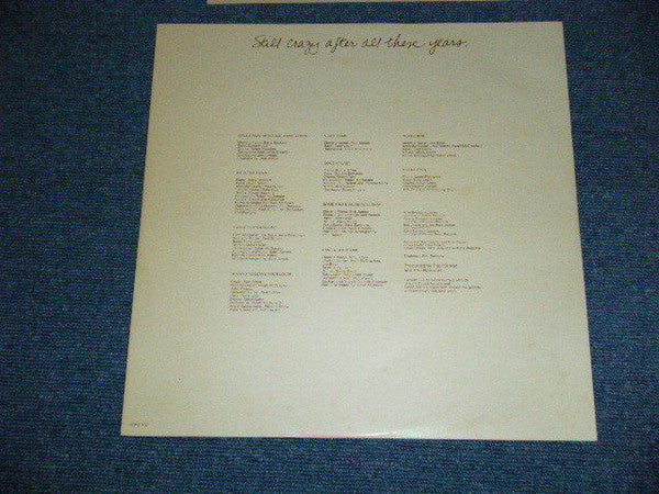 Still Crazy After All These Years