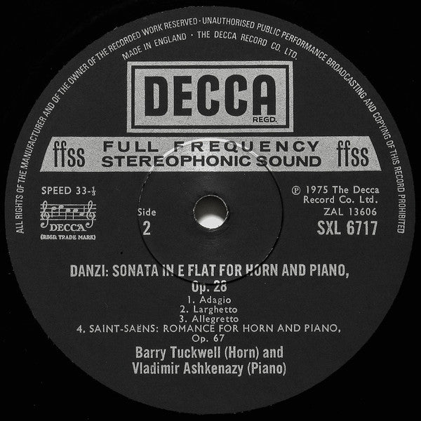 Music For Horn And Piano