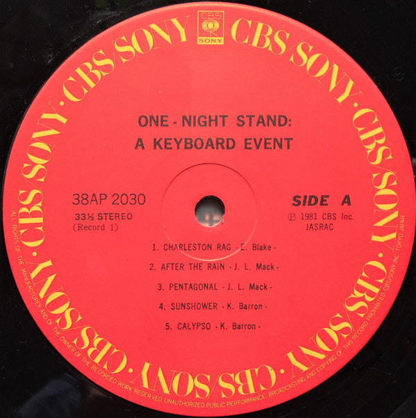 One Night Stand: A Keyboard Event