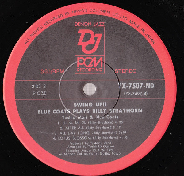 Swing Up!! Blue Coats Plays Billy Strayhorn