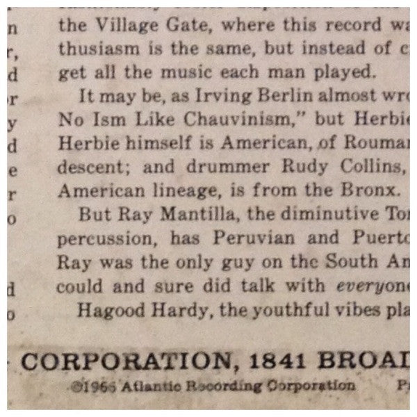 Herbie Mann At The Village Gate