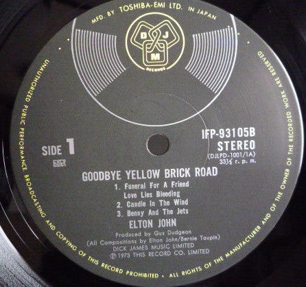 Goodbye Yellow Brick Road