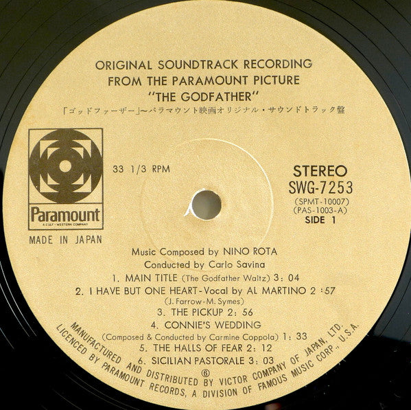 The Godfather (Original Soundtrack Recording)