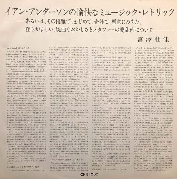 Minstrel In The Gallery