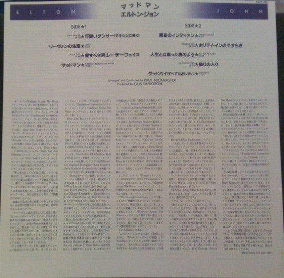 Madman Across The Water