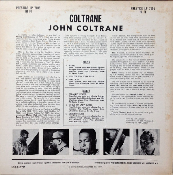 Coltrane = コルトレーン
