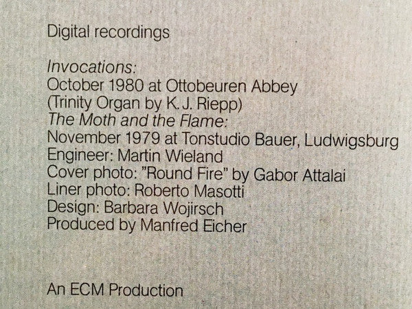 Invocations / The Moth And The Flame