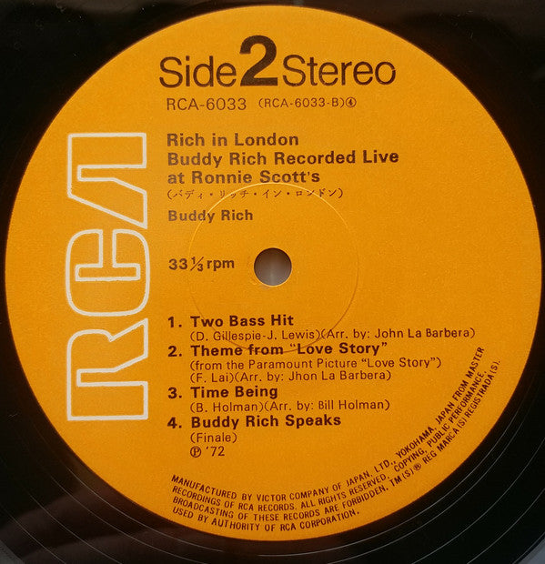 Rich In London (Buddy Rich Recorded Live At Ronnie Scott's)