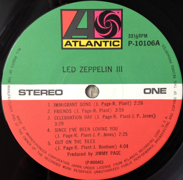 Led Zeppelin III = レッド・ツェッペリン III