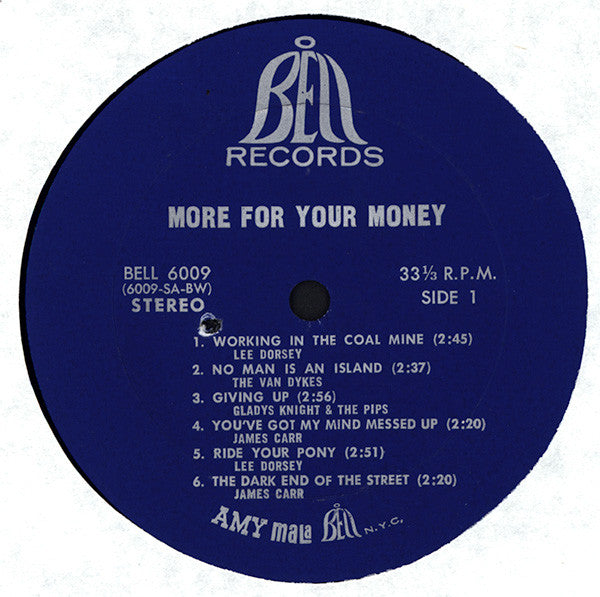 More For Your Money