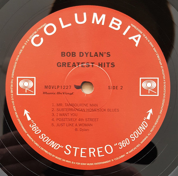 Bob Dylan's Greatest Hits