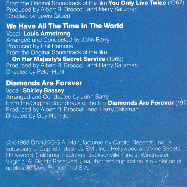 James Bond 007 - 13 Original Themes