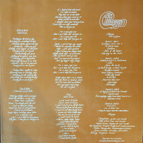 Chicago Live In Japan