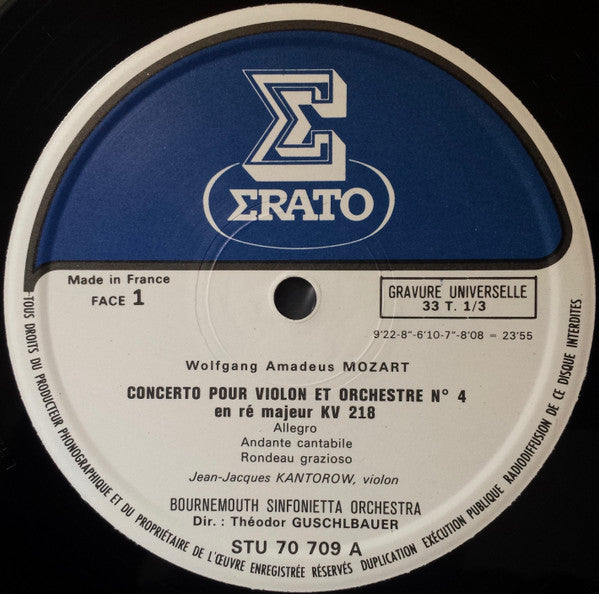 Deux Concertos Pour Violon