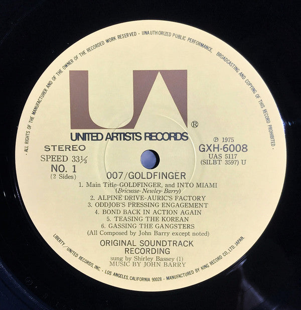 Goldfinger (Original Motion Picture Sound Track)