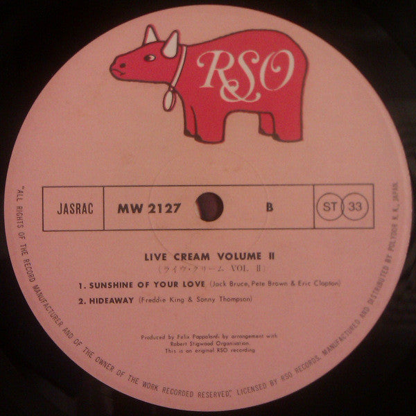 Live Cream Volume II