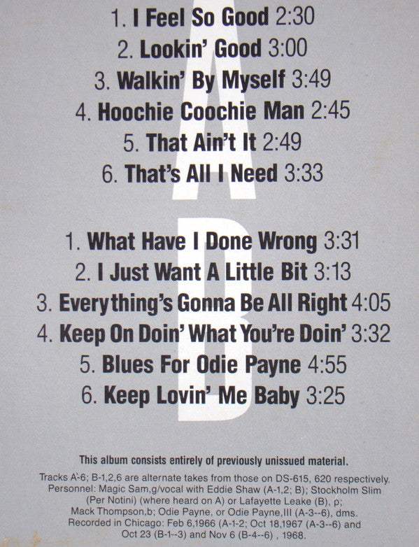 The Magic Sam Legacy