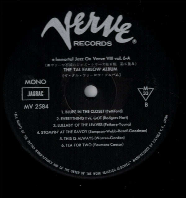The Tal Farlow Album