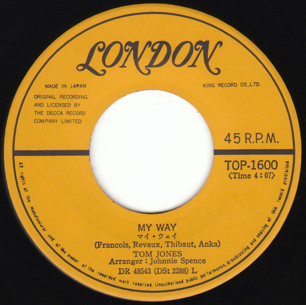 She's A Lady / My Way