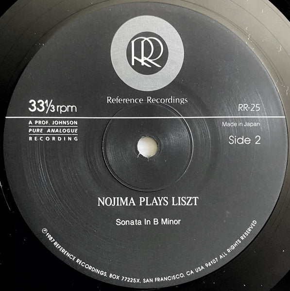Nojima Plays Liszt