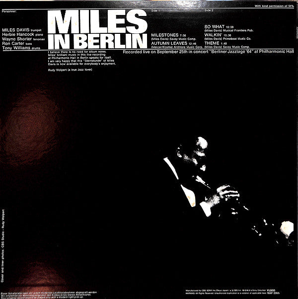 Miles In Berlin