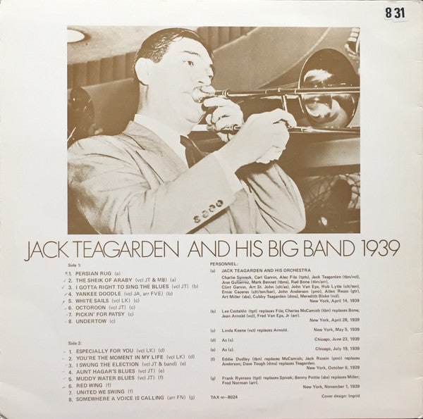 Jack Teagarden And His Big Band 1939
