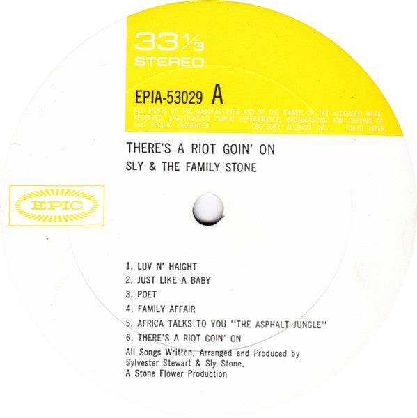 There's A Riot Goin' On