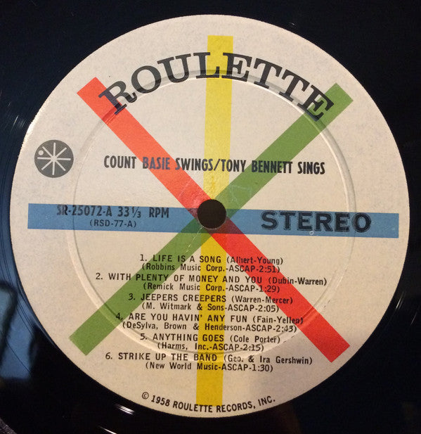 Count Basie Swings / Tony Bennett Sings