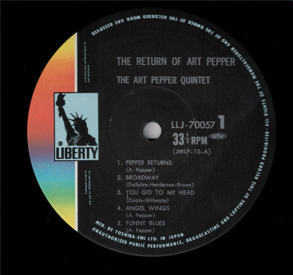 The Return Of Art Pepper