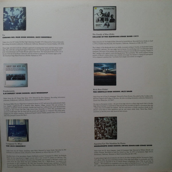 School Me! Volume One, 1968-1975 - High School And Collegiate Jazz, Funk, Soul And Psychedelia