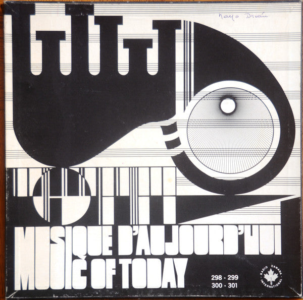 Music of today = Musique d'aujourd'hui