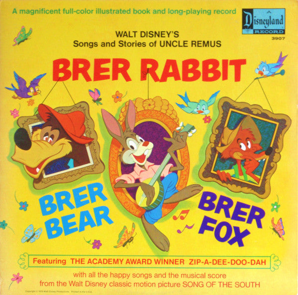 Walt Disney's Songs And Stories Of Uncle Remus