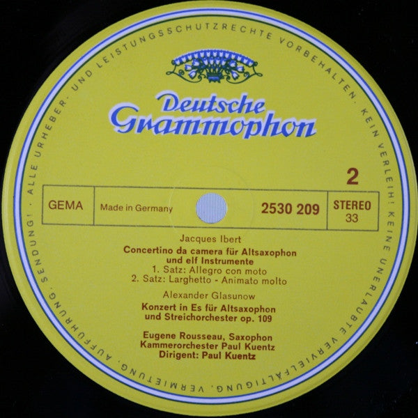 Saxophonkonzerte = Concertos For Saxophone