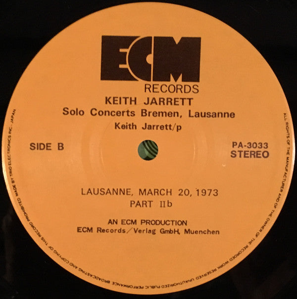 Solo Concerts: Bremen / Lausanne