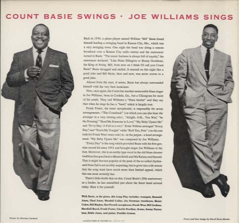Count Basie Swings--Joe Williams Sings