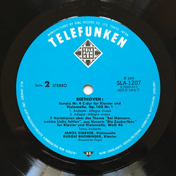 Sonaten Für Klavier Und Violoncello Nr.3 & Nr.4 · 7 Variationen Es-Dur, WoO 46