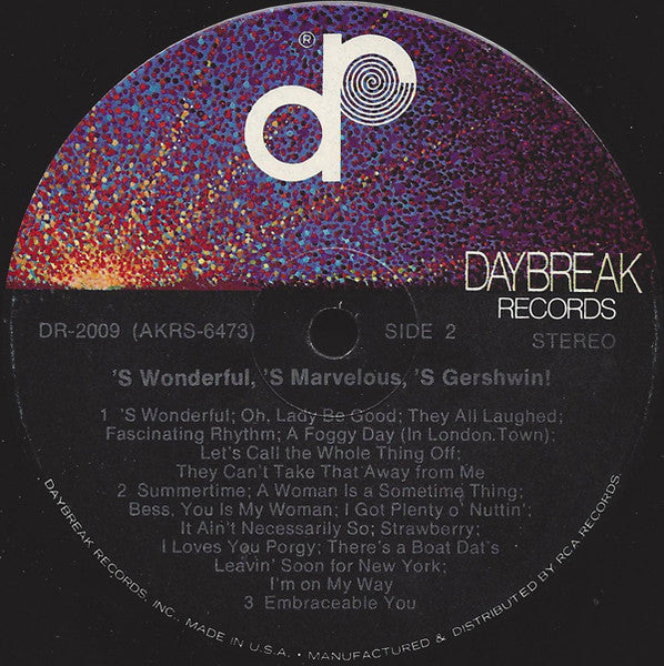 'S Wonderful, 'S Marvelous, 'S Gershwin