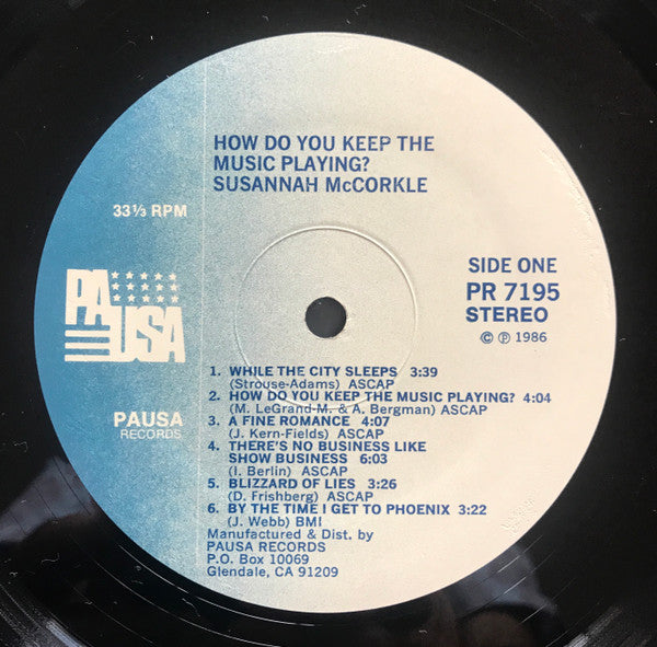 How Do You Keep The Music Playing?