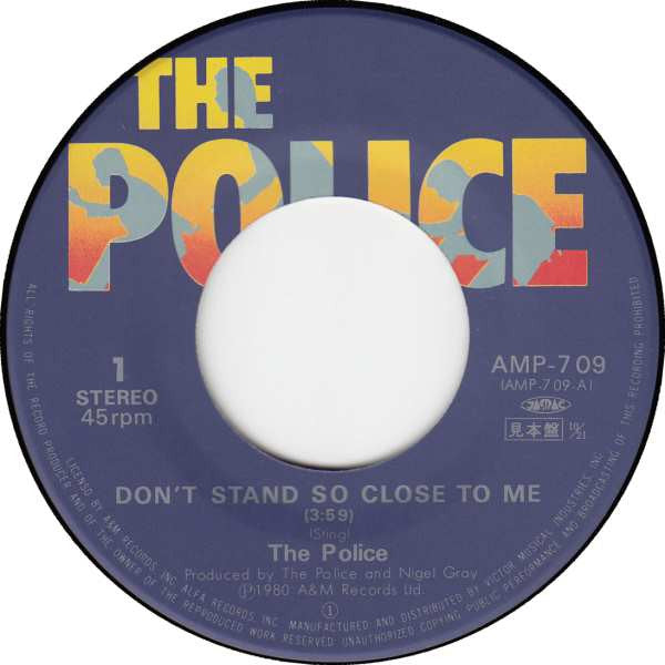 Don't Stand So Close To Me