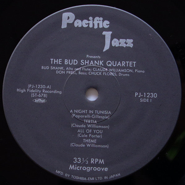 Bud Shank Quartet Featuring Claude Williamson