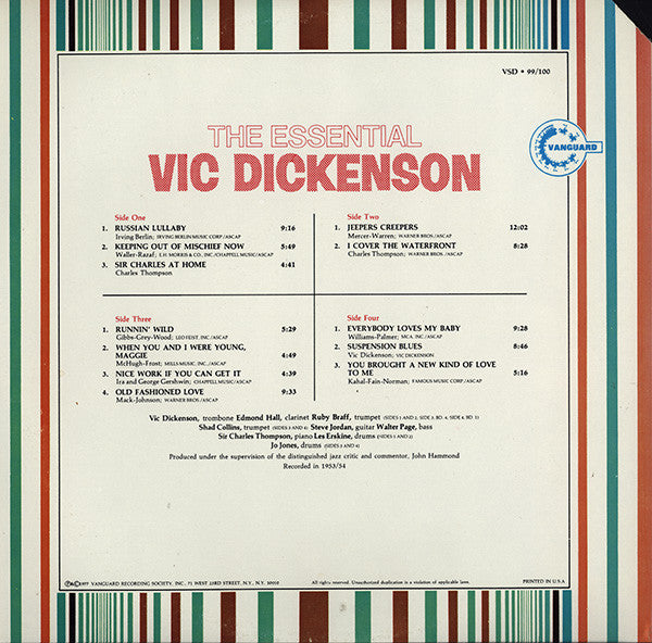 The Essential Vic Dickenson