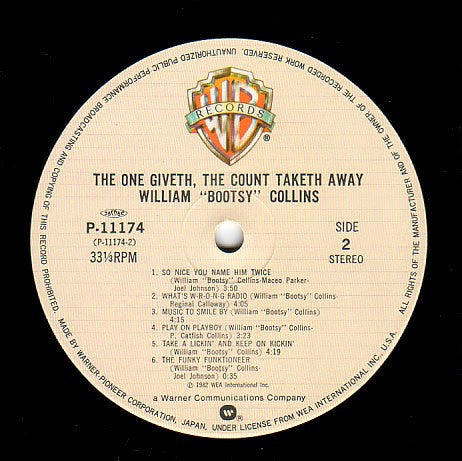 The One Giveth, The Count Taketh Away