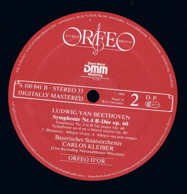 Beethoven Symphonie Nr. 4 – Live Recording
