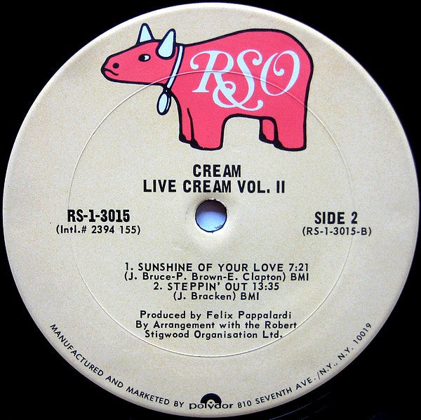 Live Cream Volume II