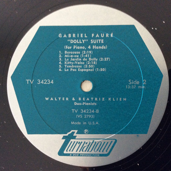 Petite Suite / En Blanc Et Noir / "Dolly" Suite